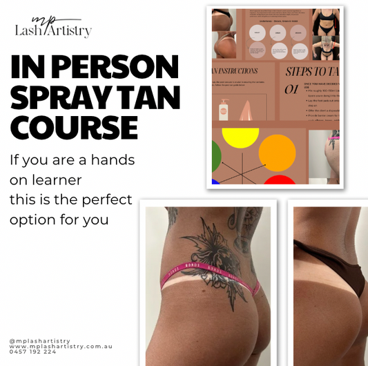 IN PERSON SPRAY TAN COURSE