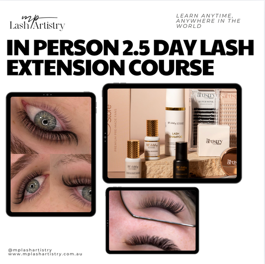 2 DAY IN PERSON CLASSIC, HYBRID & VOLUME EYELASH EXTENSIONS